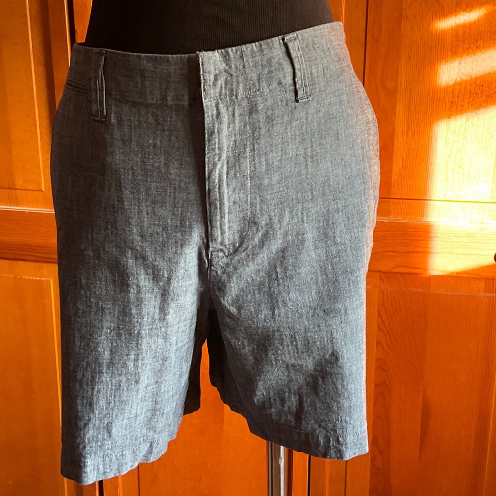 Lands' End Women's chambray Flat Front Shorts